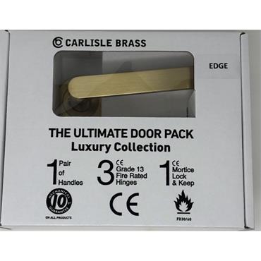 Ultimate Door Pack Luxury Collection Wc Edge Satin Brass