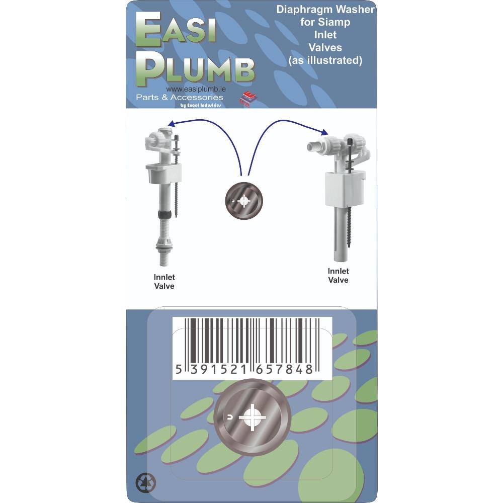 Easi Plumb Diaphragm Washer for Siamp Filling Valves EEC Homevalue