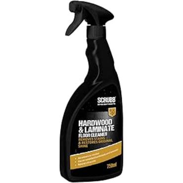 SCRUBB Hardwood & Laminate Floor Cleaner, Ready to Use Spray, Citrus Cleaner, 750ml
