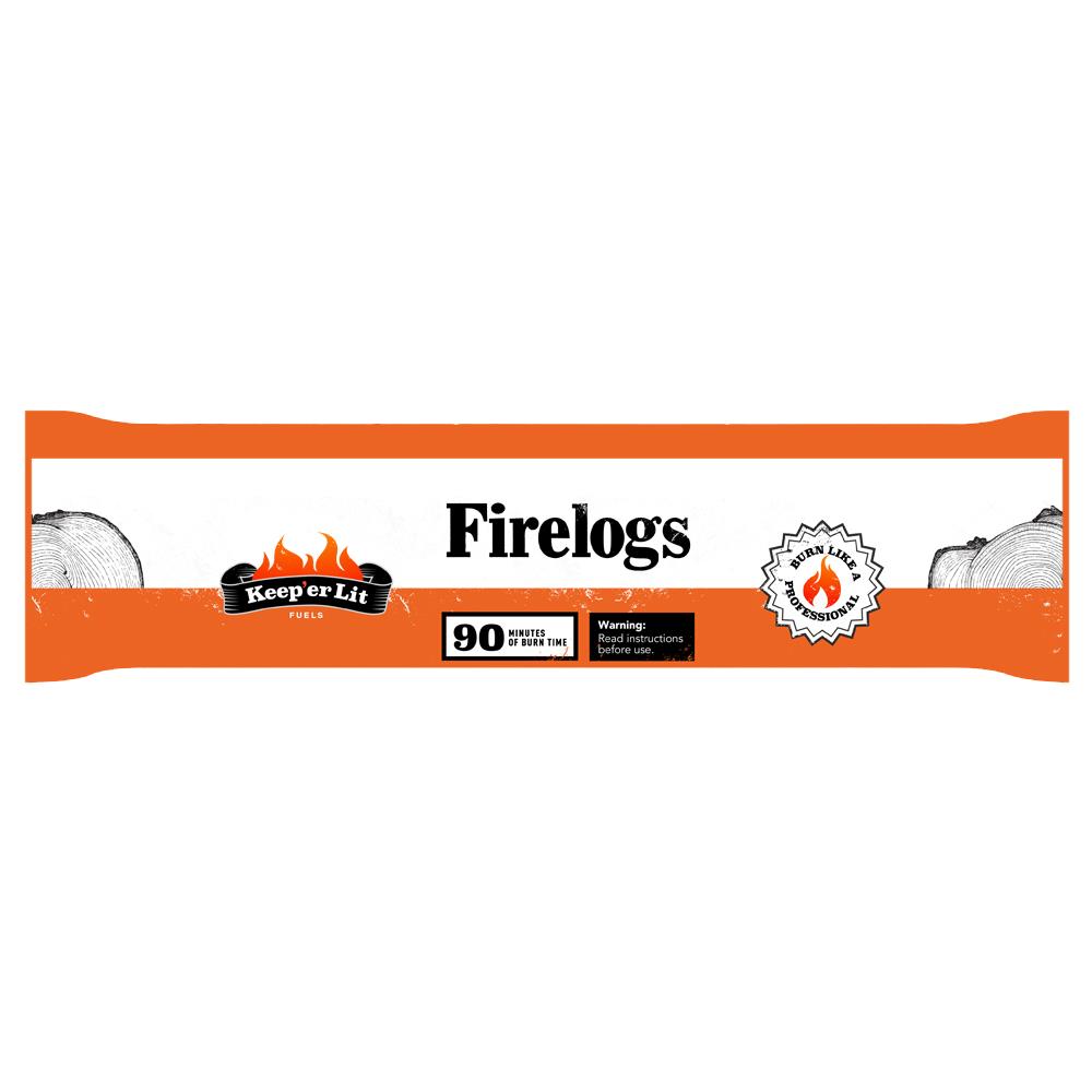 Ekoflame 1.2kg Firelog – Australian Hardwood & Organic Wax – Single Log