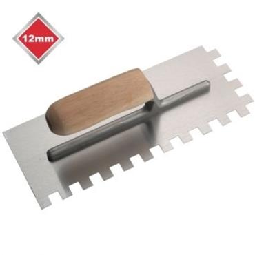 Tile Rite High Carbon Steel Square Notched Trowel 12mm