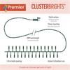 Premier Multi-Action Cluster Brights with Timer 3000 LED Multi Coloured