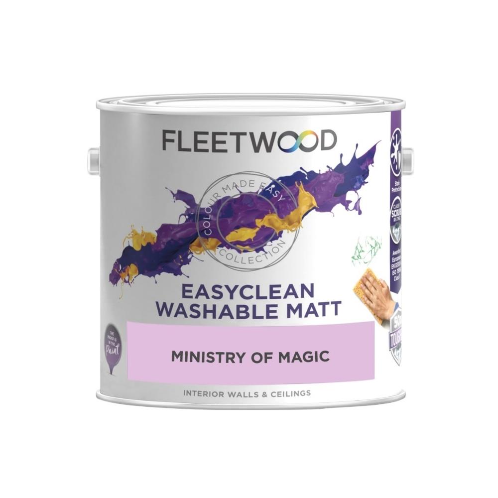 Fleetwood Easy Clean Washable Matt Paint 2.5L Ministry Of Magic EEC