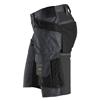 Snickers Shorts with Holster Pockets Grey & Black