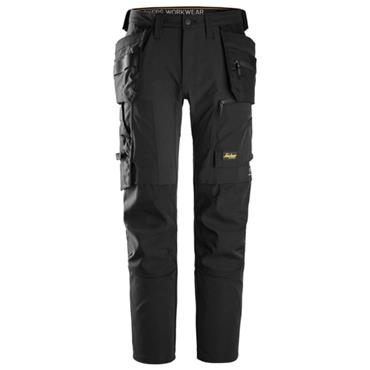 Snickers 6218 AllroundWork, Stretch Trousers Holster Pockets Black