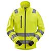 Snickers 8036 Hi-Vis Yellow Full Zip Jacket Class 2 Reflective