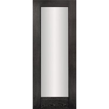 Beaumont 1 Panel Black Oak Veneer Opaque Glass Door