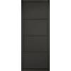 Merrion 4 Panel Black Prefinished Solid Door