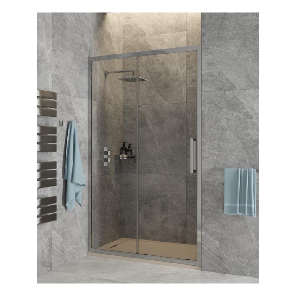 ASPECT Sliding Shower Door Chrome EEC Homevalue Balbrigggan Co. Dublin
