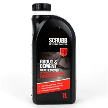 Grout & Cement Film Remover, Excess Grout Removal, Removes Tile Adhesive Residues