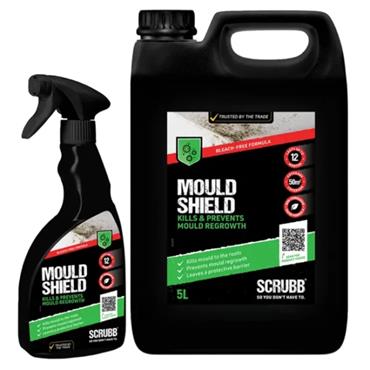 Mould Shield Spray, Kills and Prevents Regrowth, Stops Returning, 500ml