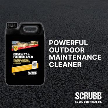 Driveway & Patio Cleaner, Outdoor Maintenance Cleaner for Driveways, Block Paving, Masonry, 5L
