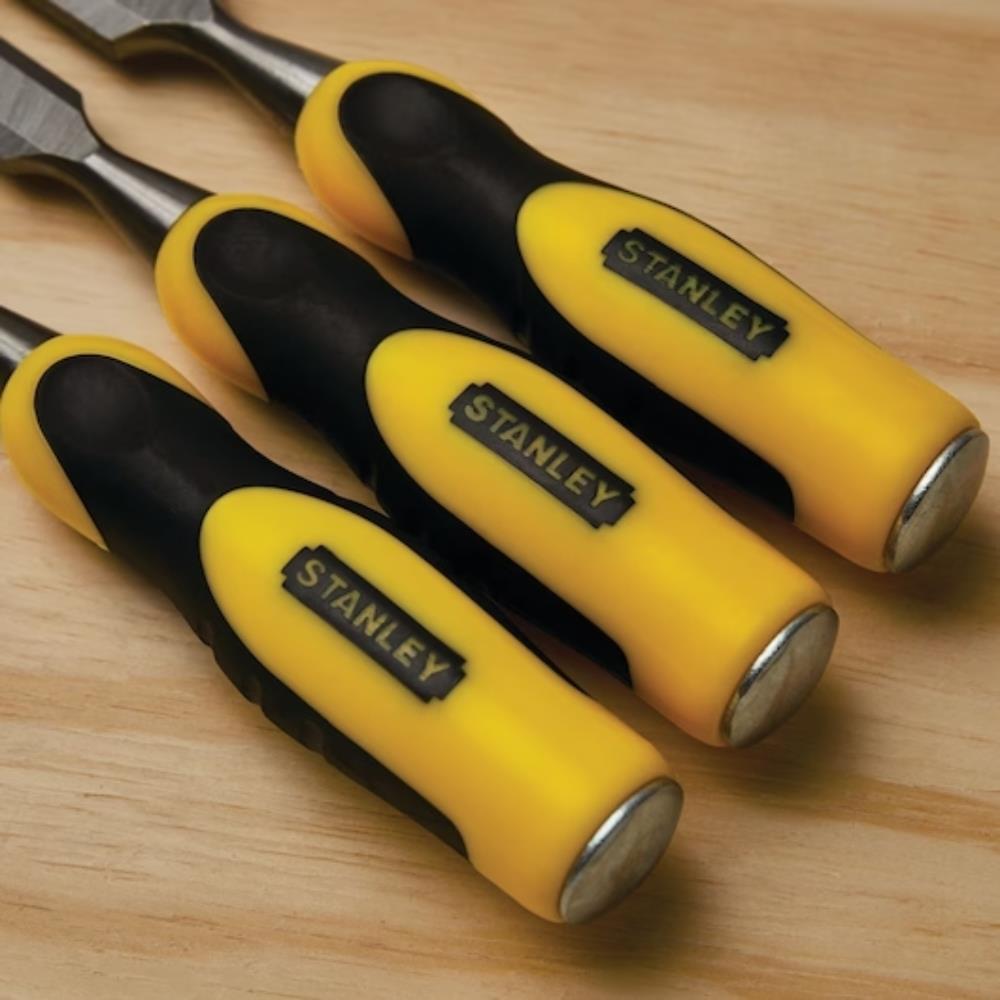 Stanley Dynamic Grip Wood Chisel 3 Piece Set |EEC Homevalue ...