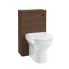 Sonas Corta Back To Wall WC Unit Sable Ash Black Button 50cm