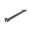 Sonas Aspect Wetroom Panel Angled Support Bar 300mm Matt Black