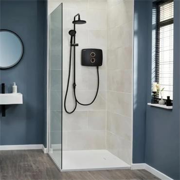 Triton Shower Black DuElec T90ER NEW MODEL