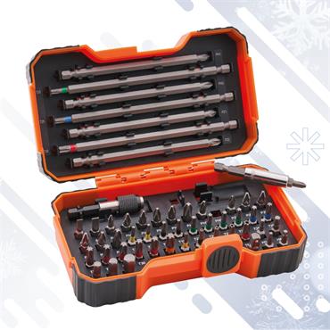 54 Piece Colour Coded Bit Set