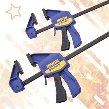 300mm (12in) Quick Change Bar Clamp Twin Pack