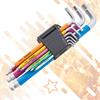 9 Piece Colour Coded Hex Key Set