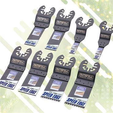 8 Piece Multi-Tool Speed Edge Blade Set