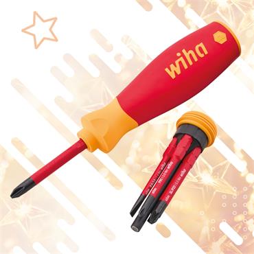 6 Piece Slimfix VDE Screwdriver Set