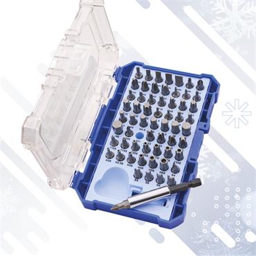 61 Piece Chrome Vanadium Security Bit Set