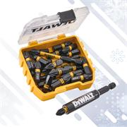 Dewalt 25 Piece PZ2 25 & 50mm Bit Set with Mag Adaptor