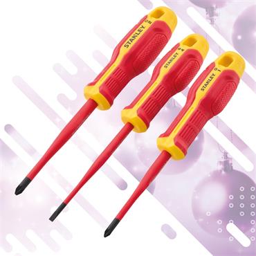 3 Piece VDE Screwdriver Set