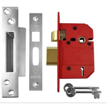 Union BS 5 Lever Deadlock with SQR Forend