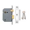 Union Mortice Lock 3 Lever 3" Satin Chrome Sashlock