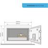 Yale Electronic Safe Mini Black - Standard Security 