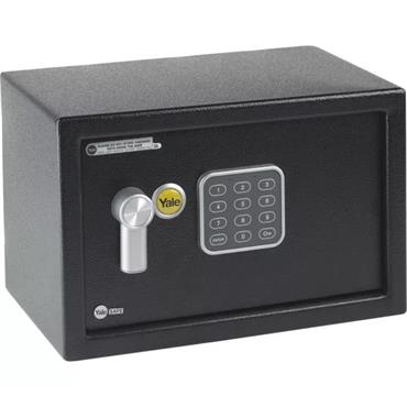 Yale Small Value Safe, Digital Keypad, Steel Locking Bolts, Emergency Override Key