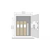 Yale Large Value Safe, Digital Keypad, Steel Locking Bolts, Emergency Override Key
