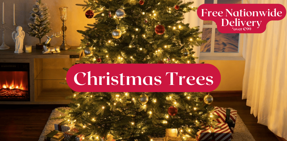 Check out EEC Hardware's range of Christmas trees, now available for free nationwide delivery over €99. Featuring Snowy, Green, 10ft, 8ft and many more sizes and styles of Christmas Tree, our range and prices can't be beaten.