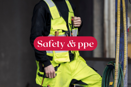 Browse our range of Workwear Safety & PPE