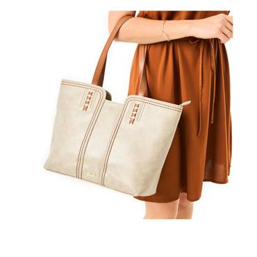 RIEKER H1611 HANDBAG - BEIGE