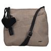 RIEKER H1005 HANDBAG - BEIGE BLK