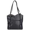 RIEKER H1025 HANDBAG - BLACK/GREY