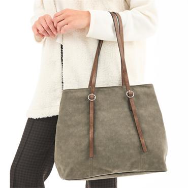 RIEKER H1028 HANDBAG - KHAKI