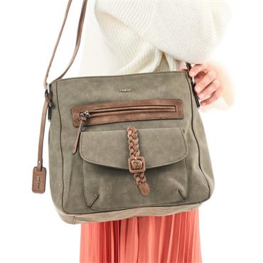 RIEKER H1340 HANDBAG - KHAKI