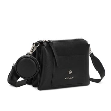 GIONNI 11G2800 HANDBAG - Black