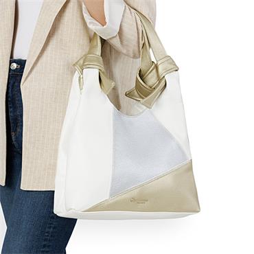 REMONTE Q0720 HANDBAG - WHITE GOLD