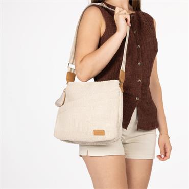 RIEKER H1004 HANDBAG - BEIGE MULTI