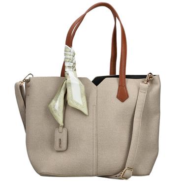 RIEKER H1045 HANDBAG - BEIGE