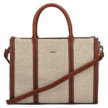 RIEKER H1013 HANDBAG - BEIGE MULTI