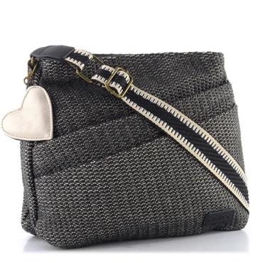 RIEKER H1004 HANDBAG - BLACK MULTI