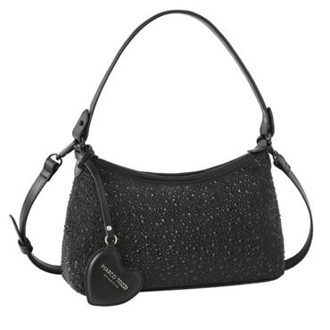 MARCO TOZZI 61012 HANDBAG - BLACK GLITTER