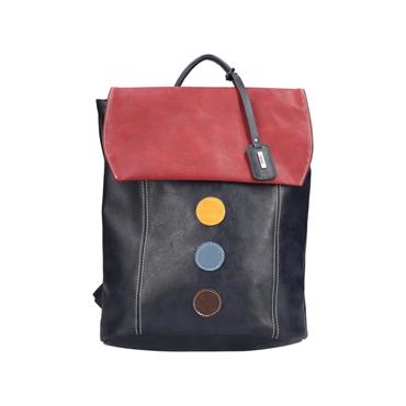 RIEKER H1357 HANDBAG - NAVY MULTI