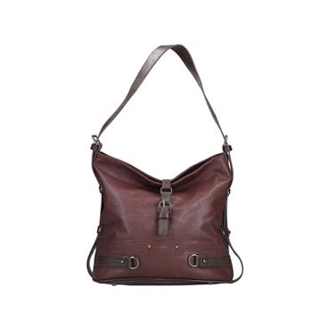 RIEKER H1043 HANDBAG - BURGUNDY