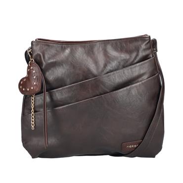 RIEKER H1005 HANDBAG - BROWN